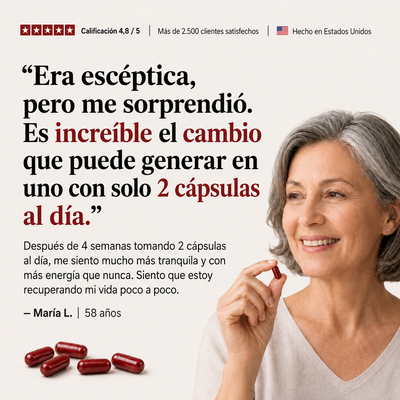 Polvo de Remolacha Orgánica - En Capsulas